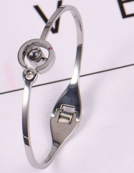 18K Rose Gold Four-Leaf Clover Bracelet
