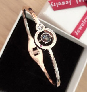 18K Rose Gold Four-Leaf Clover Bracelet