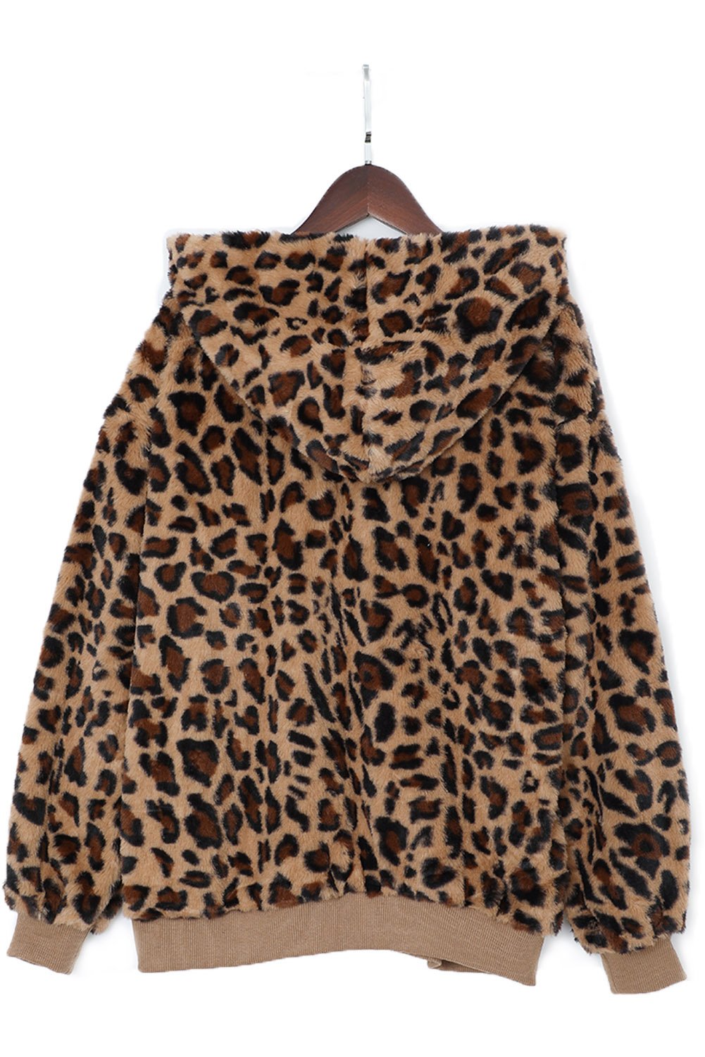 Cozy Plush Leopard Jacket