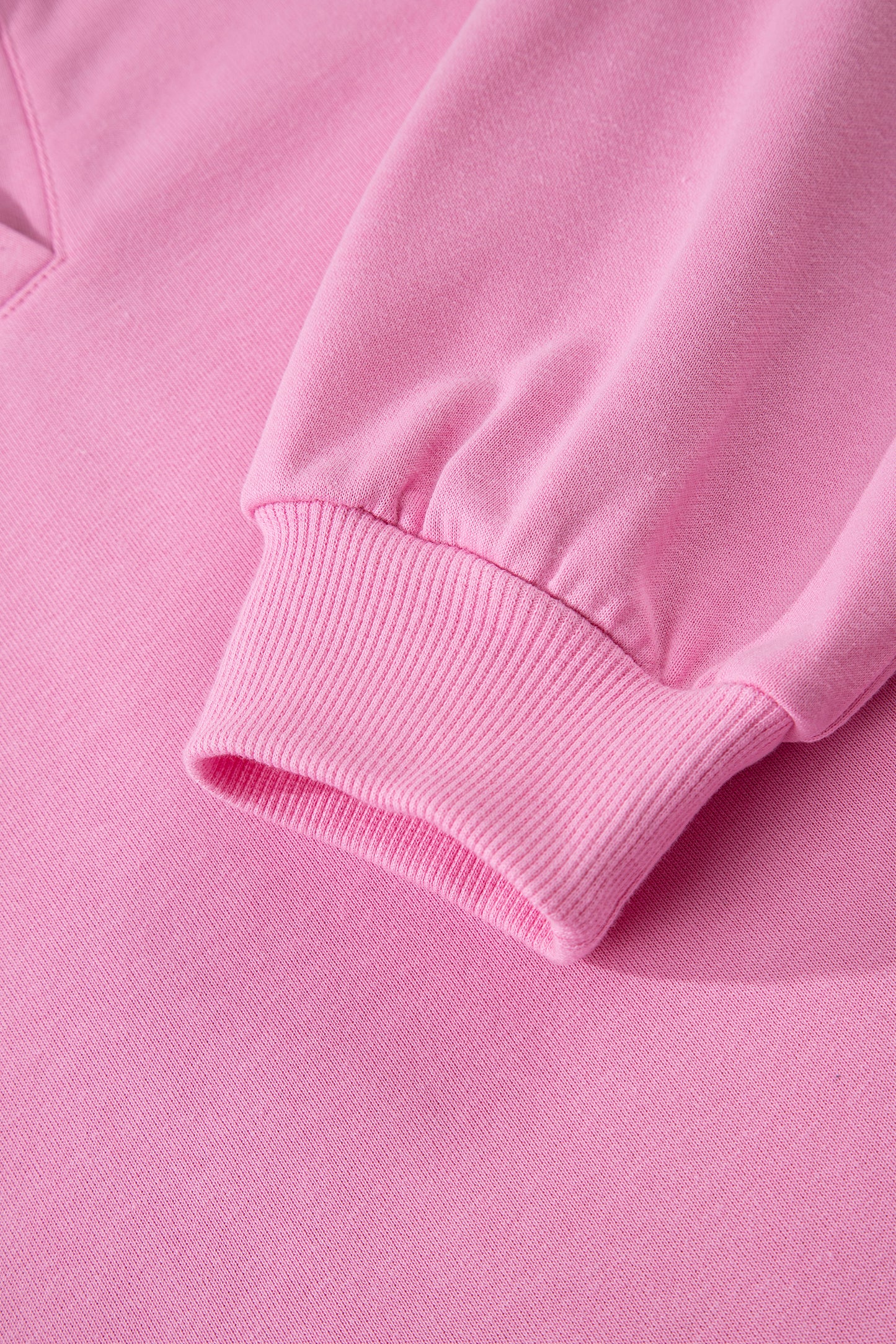 Dark Khaki Polo Collar V Neck Pullover and Drawstring Sweatpants Set