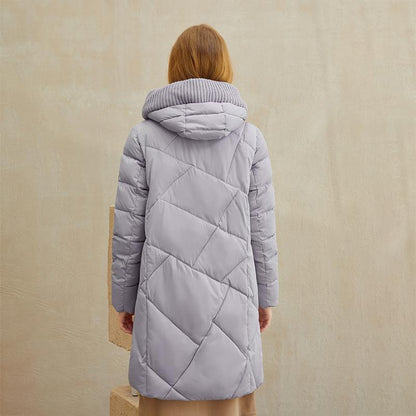 Warm Elegant Women Coat Jacket Casual Pocket Parka Windproof Jacket