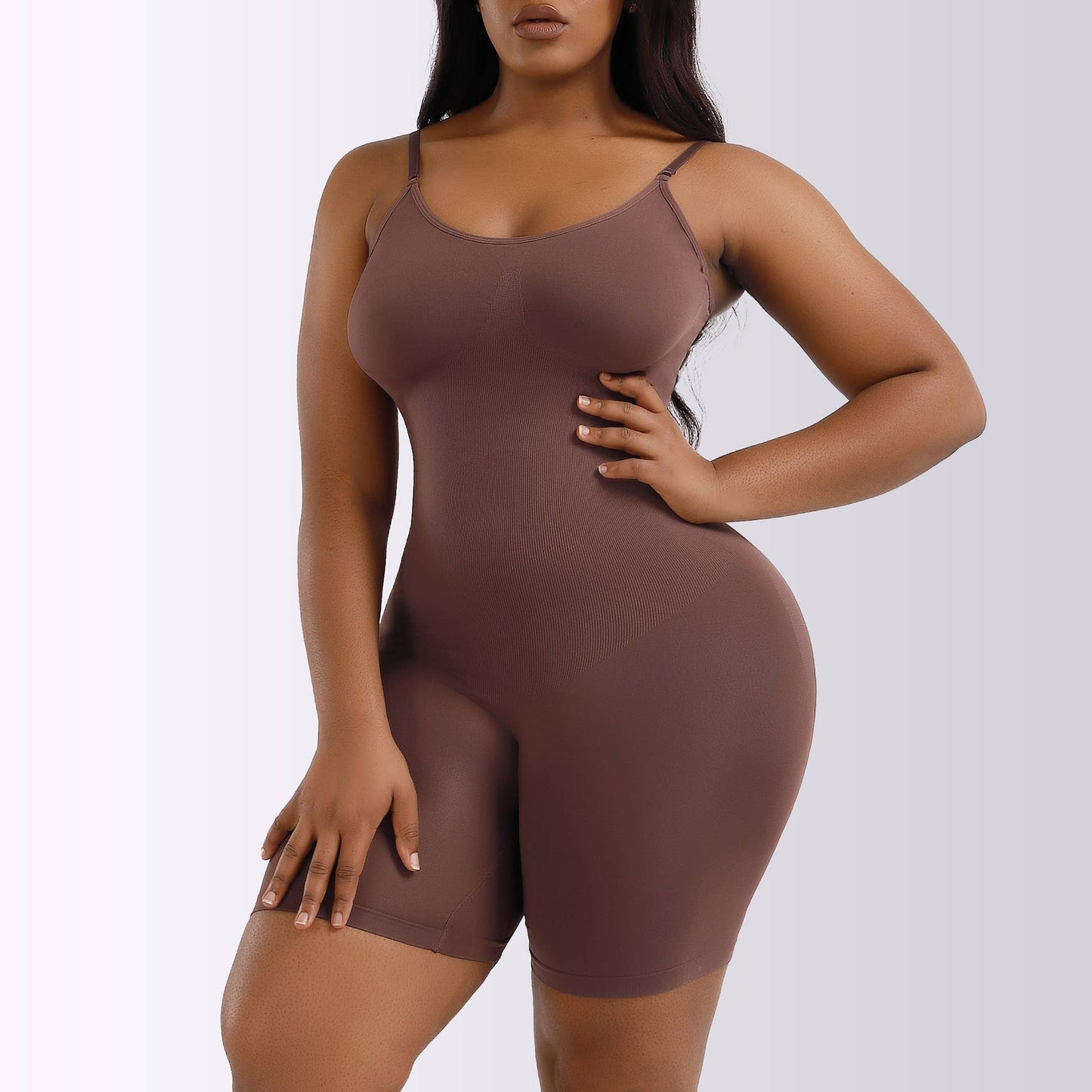 Shapewear Playsuit Seamless Bodysuit [Available in Beige or Black]