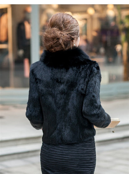 High Quality Winter Warm Fluffy Faux Fur Coats Jackets Women Furry