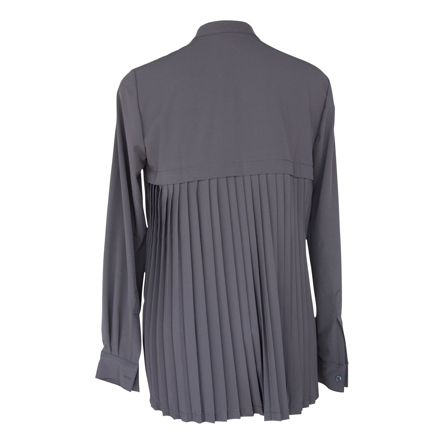 Stylish Pleated Blouse in Black