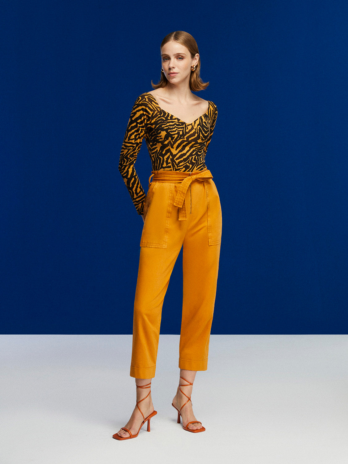 Tiger Print Bodysuit