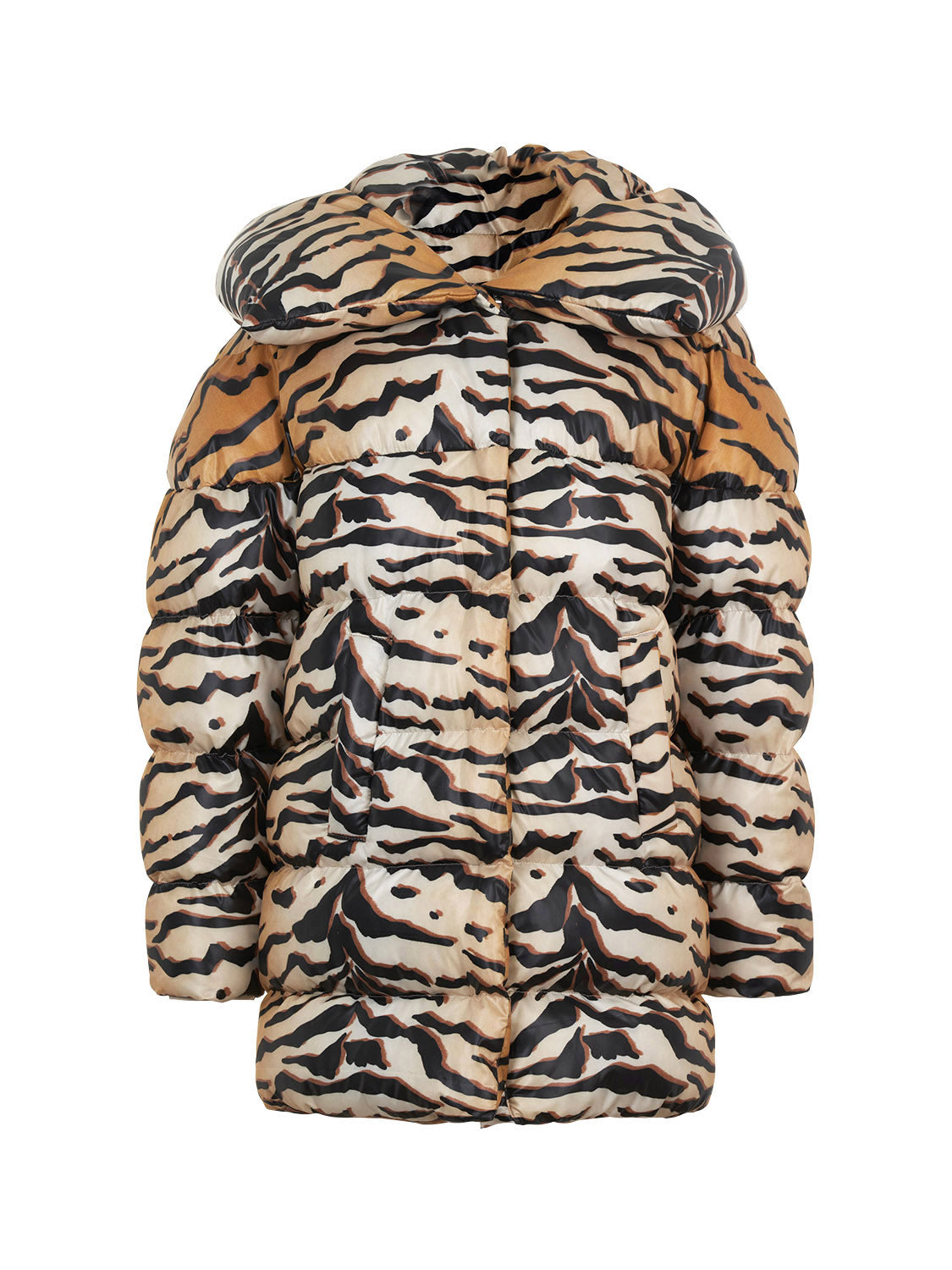 Tiger Print Puffer