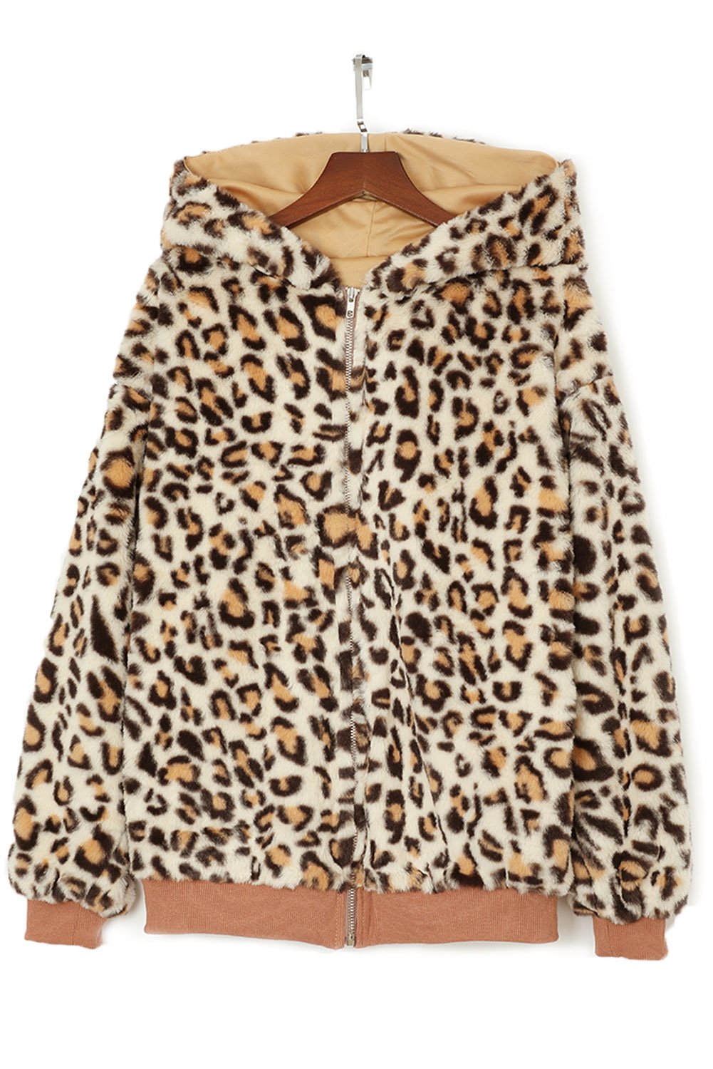 Cozy Plush Leopard Jacket