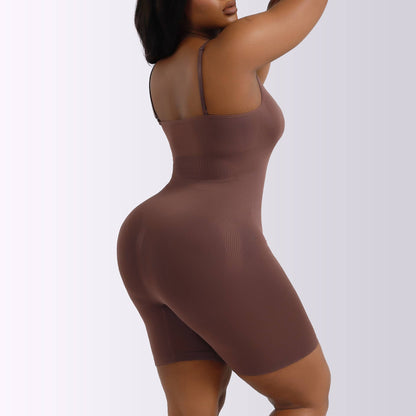 Shapewear Playsuit Seamless Bodysuit [Available in Beige or Black]