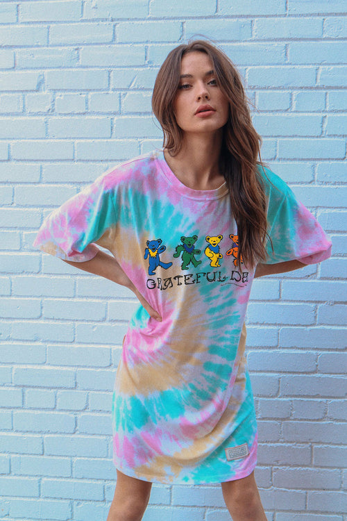 Grateful Dead Tee Dress Tie-Dye