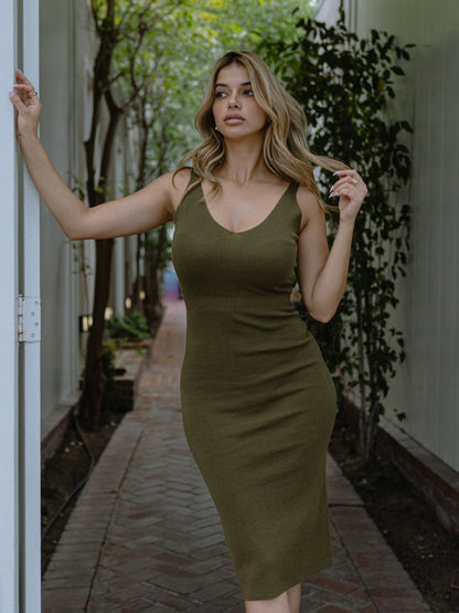 Uptown Knit Midi Dress